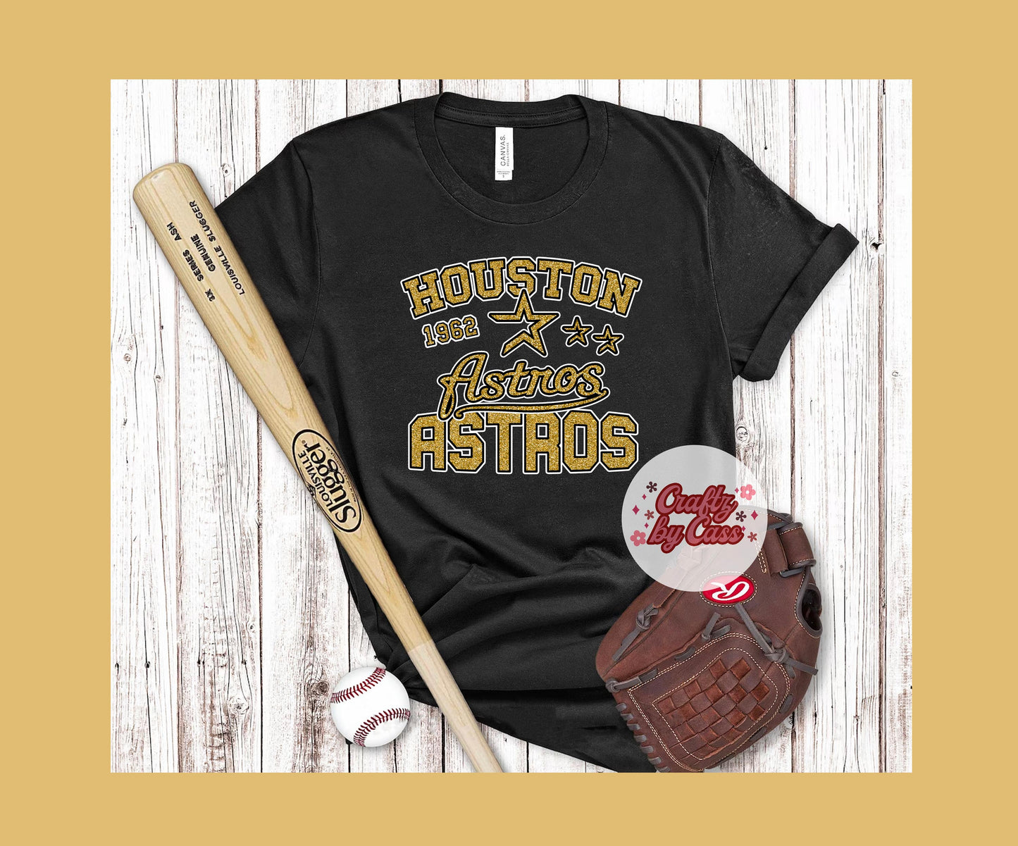 Gold Old School - Faux Glitter