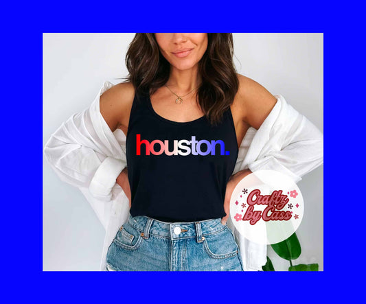 Houston Ombre - 4th of July